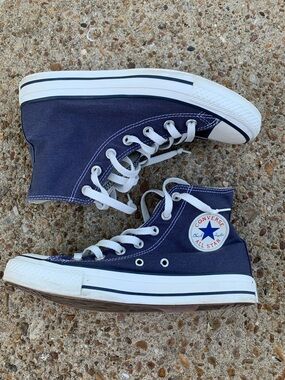 Converse blue high tops | women’s